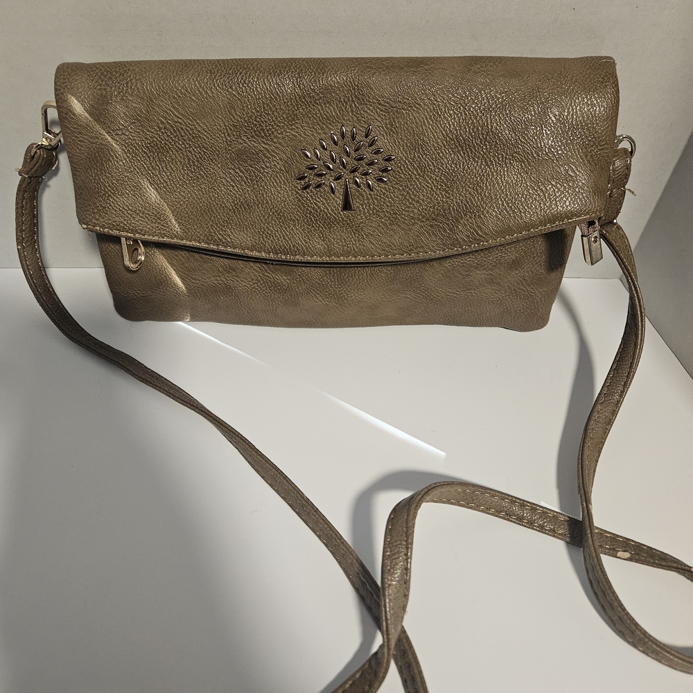 Mulberry Brown Leather Crossbody Bag